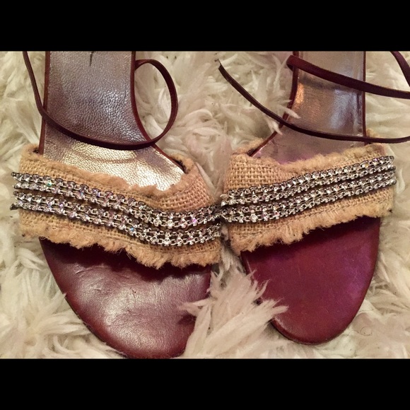 Dolce & Gabbana Swarovski slides*heels* sandals 40 - Picture 8 of 8